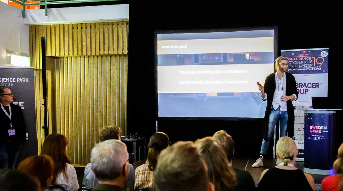 Sexton  nya företag pitchade sina idéer